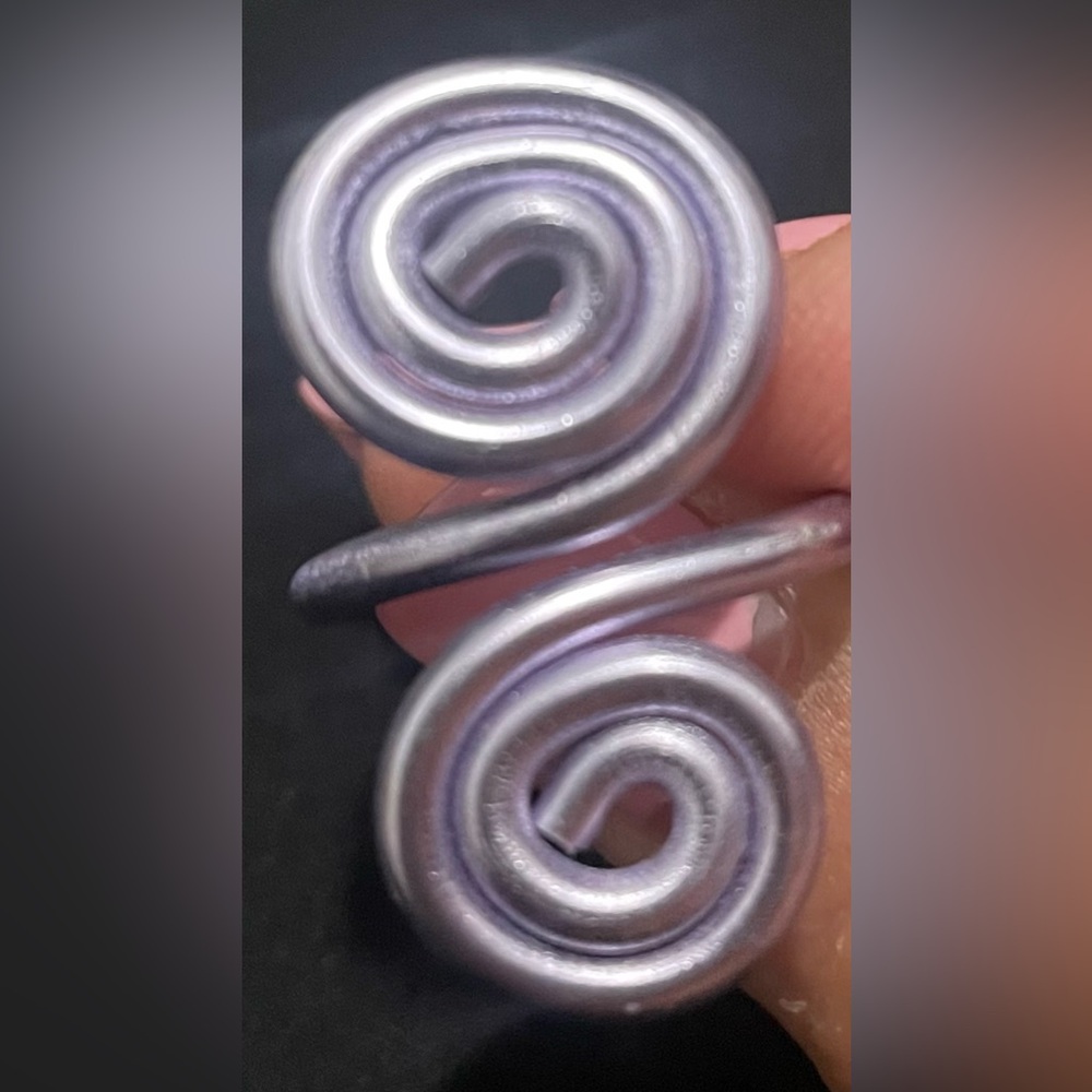 Set of 3 Adjustable Metal Rings From France